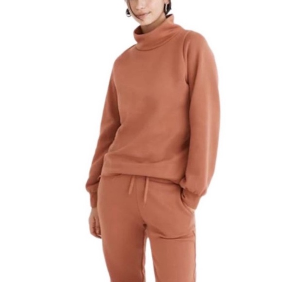 Madewell Tops - Madewell MWL Better terry Jogger Sweatpants&Relaxed Turtleneck Sweatshirt Set XS